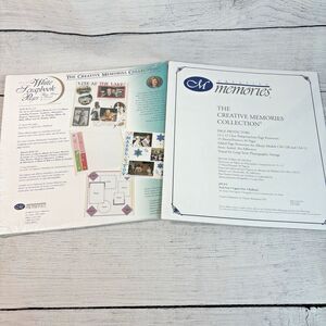 NEW Creative Memories 12x12 Old Style White Scrapbook Pages & Page Protectors